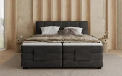 Boxspringbett Monaco - elektrisch verstellbar in Stoff
