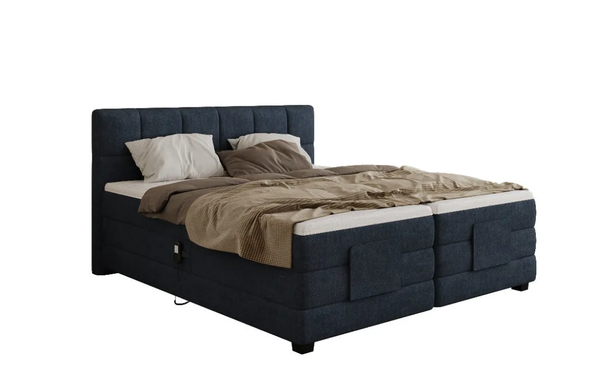Boxspringbett Monaco - elektrisch verstellbar in Stoff