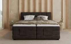 Boxspringbett Monaco - elektrisch verstellbar in Stoff