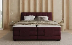 Boxspringbett Monaco - elektrisch verstellbar in Samt