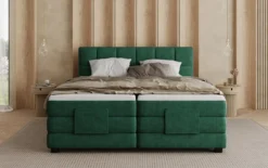 Boxspringbett Monaco - elektrisch verstellbar in Samt
