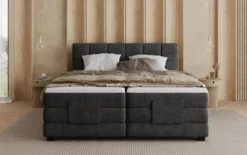 Boxspringbett Monaco - elektrisch verstellbar in Samt