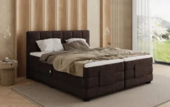 Boxspringbett Monaco - elektrisch verstellbar in Samt
