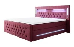 Boxspringbett Moonlight mit LED, USB und Stauraum