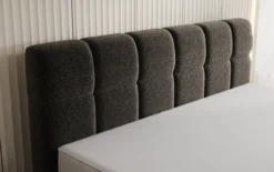 Boxspringbett Nala in Strukturstoff mit Schwebeoptik