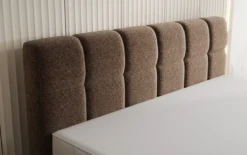 Boxspringbett Nala in Strukturstoff mit Schwebeoptik