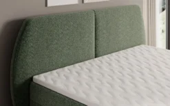 Boxspringbett Nara in Strukturstoff mit Stauraum