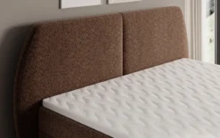 Boxspringbett Nara in Strukturstoff mit Stauraum
