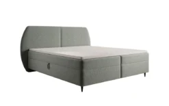 Boxspringbett Nara in Strukturstoff mit Stauraum