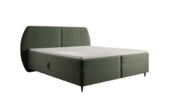 Boxspringbett Nara in Strukturstoff mit Stauraum