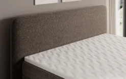 Boxspringbett Nea in Strukturstoff mit Stauraum