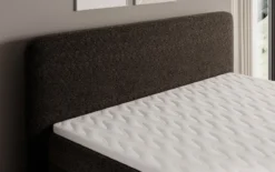 Boxspringbett Nea in Strukturstoff mit Stauraum