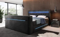 Boxspringbett Neptun mit TV Lift und RGB