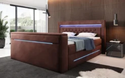 Boxspringbett Neptun mit TV Lift und RGB