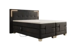 Boxspringbett Noctis Samt elektrisch verstellbar mit LED
