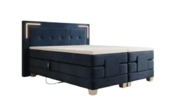 Boxspringbett Noctis Samt elektrisch verstellbar mit LED