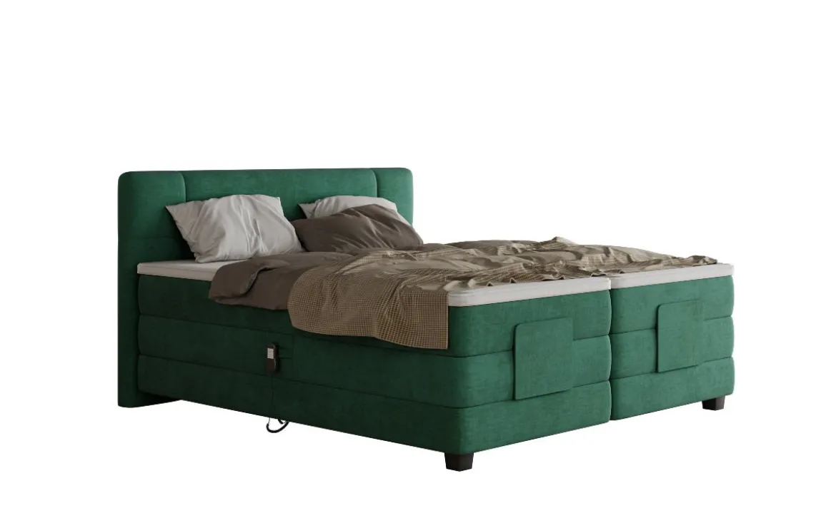 Boxspringbett Noela Samt elektrisch verstellbar