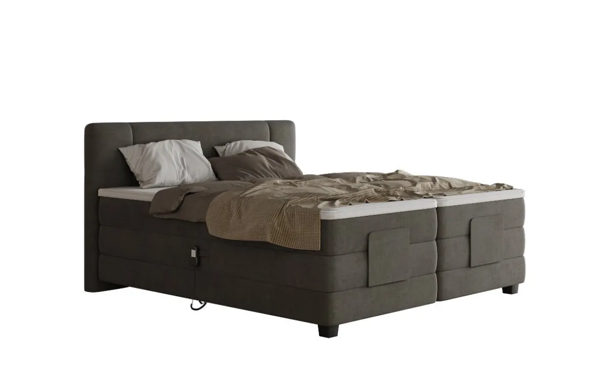 Boxspringbett Noela Samt elektrisch verstellbar