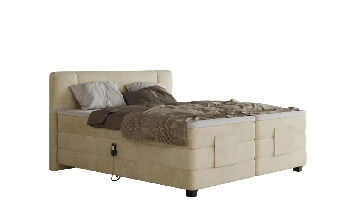 Boxspringbett Noela Samt elektrisch verstellbar
