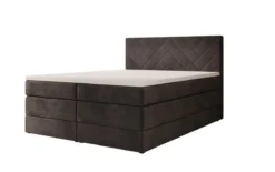 Boxspringbett Norella mit Stauraum in Samt