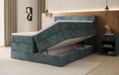 Boxspringbett Noren mit Stauraum in Cord