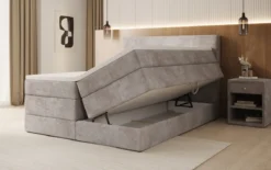 Boxspringbett Noren mit Stauraum in Cord