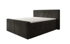 Boxspringbett Ophelia II mit hochklappbarem Stauraum in Cord