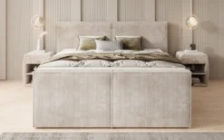 Boxspringbett Ophelia II mit Schubladen in Cord