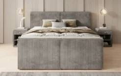 Boxspringbett Ophelia II mit Schubladen in Cord