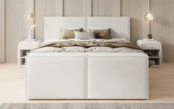 Boxspringbett Ophelia II mit Schubladen in Samt