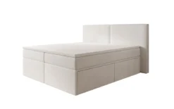 Boxspringbett Ophelia mit Schubladen in Samt