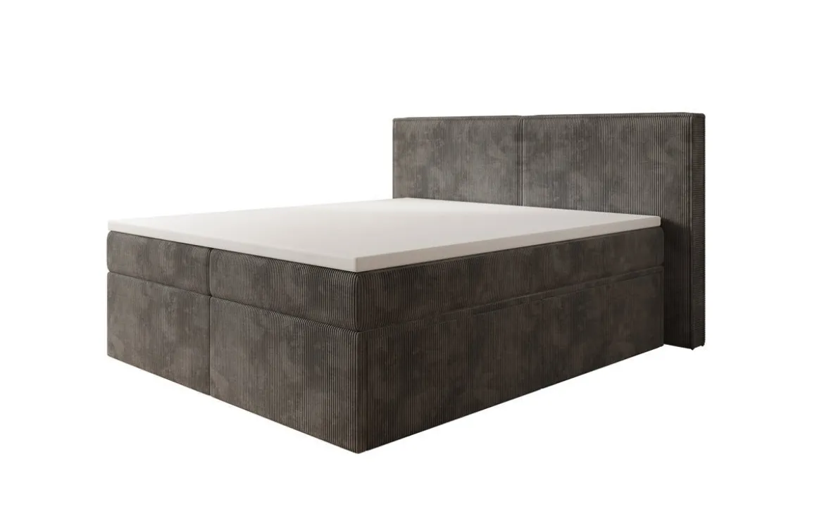 Boxspringbett Ophelia mit Schubladen in Cord