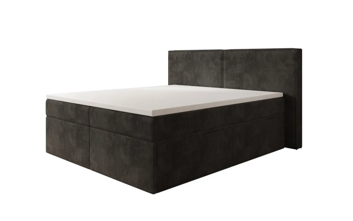 Boxspringbett Ophelia mit Schubladen in Cord
