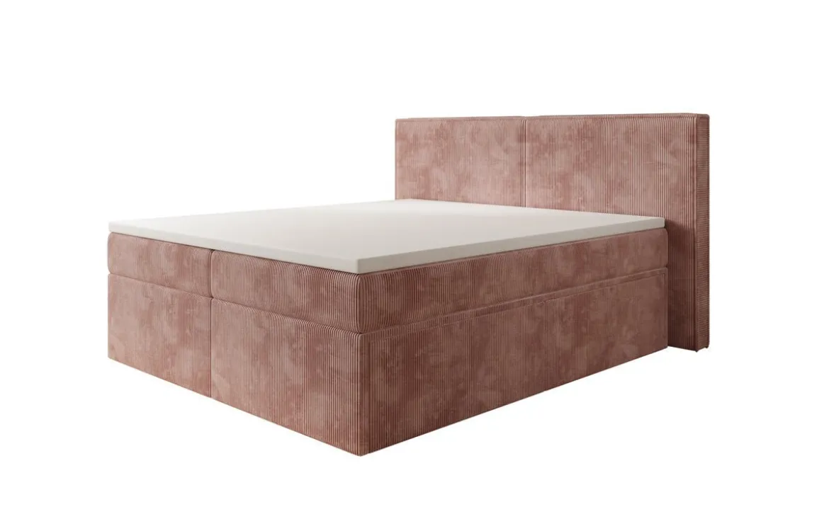 Boxspringbett Ophelia mit Schubladen in Cord