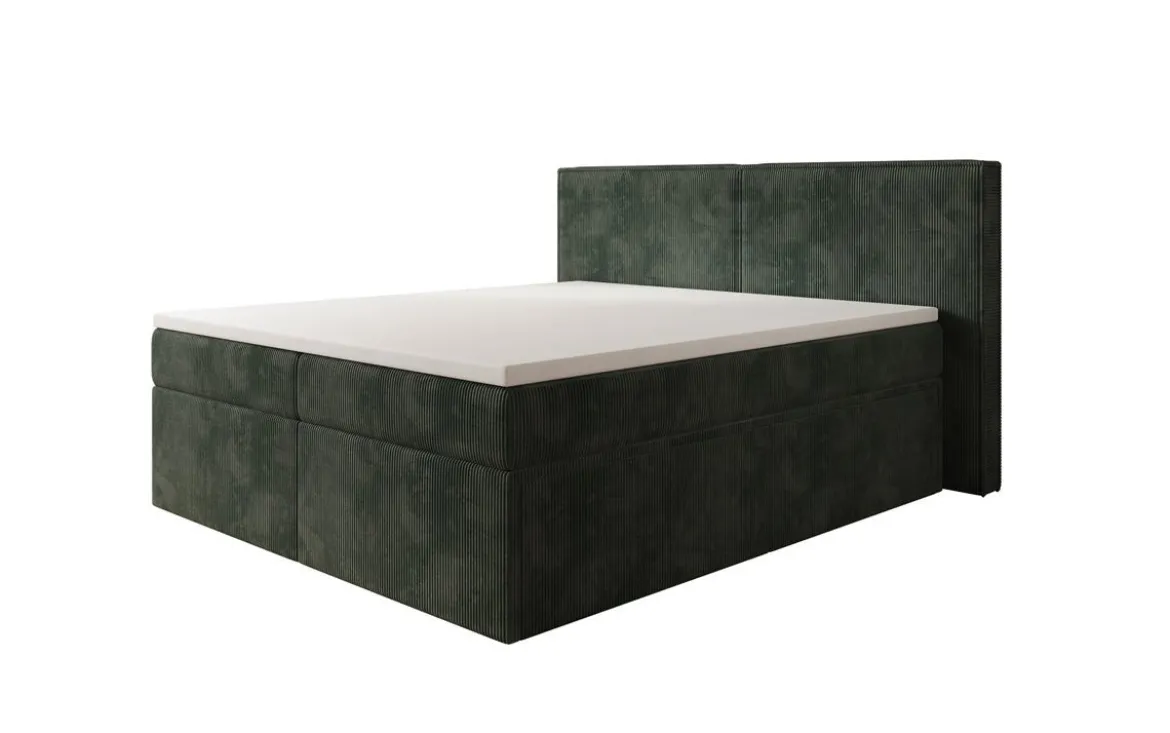 Boxspringbett Ophelia mit Schubladen in Cord
