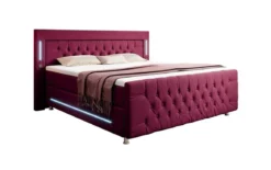 Boxspringbett Paradise mit LED, USB und Füßen