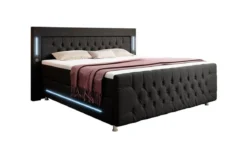 Boxspringbett Paradise mit LED, USB und Füßen