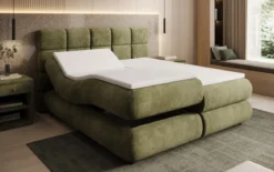Boxspringbett Relana - elektrisch verstellbar in Cord