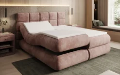 Boxspringbett Relana - elektrisch verstellbar in Cord