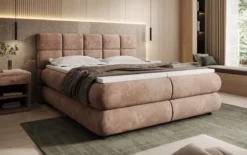 Boxspringbett Relana - elektrisch verstellbar in Cord