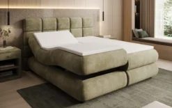 Boxspringbett Relana - elektrisch verstellbar in Cord