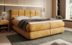 Boxspringbett Relana - elektrisch verstellbar in Cord