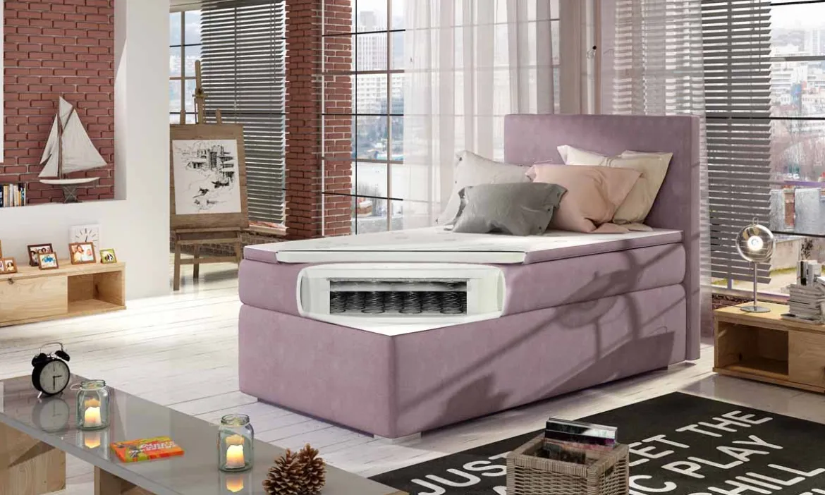 Boxspringbett Relio 90x200 mit Stauraum