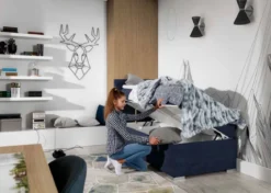 Boxspringbett Relio 90x200 mit Stauraum