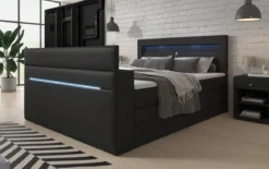 Boxspringbett Repos mit TV Lift, USB und LED