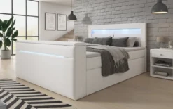 Boxspringbett Repos mit TV Lift, USB und LED