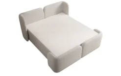 Boxspringbett Riva Bouclé mit Stauraum