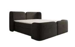 Boxspringbett Riva Bouclé mit Stauraum