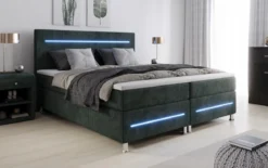 Boxspringbett Sejour mit LED in Cord