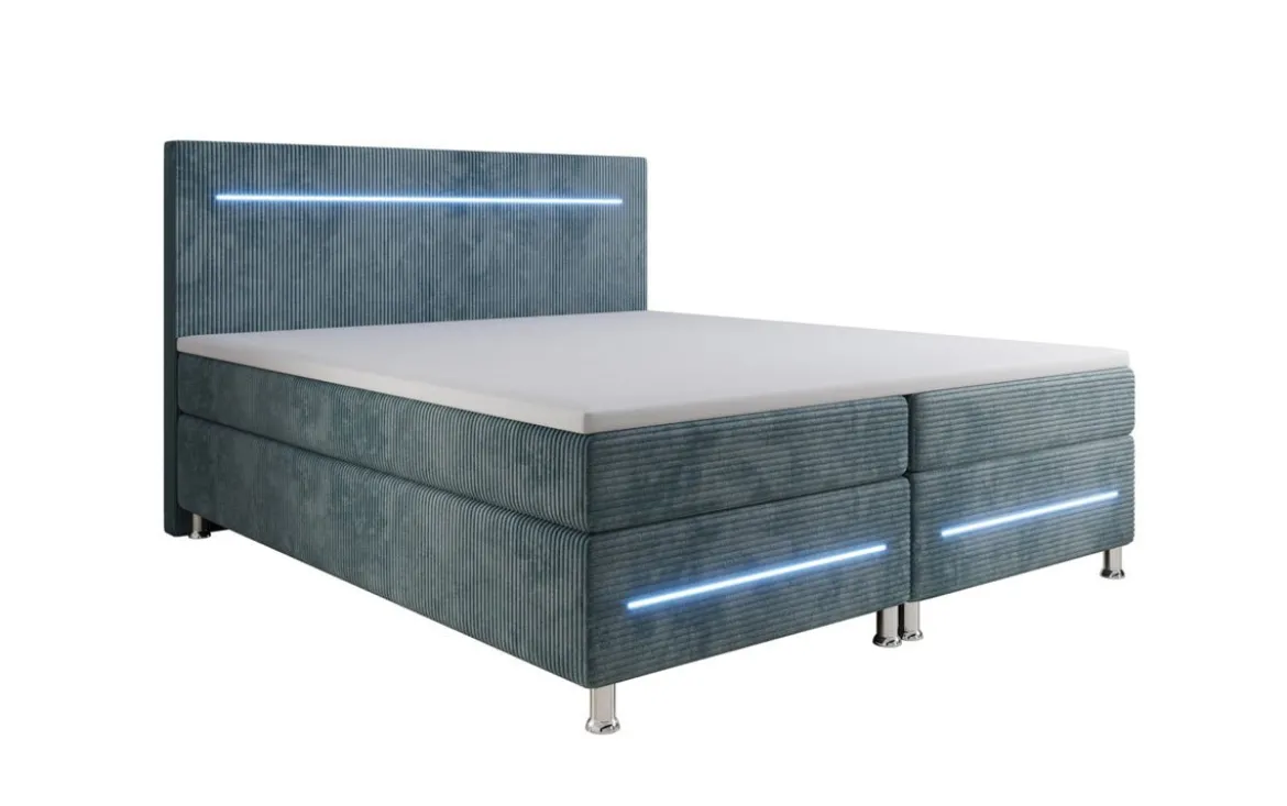 Boxspringbett Sejour mit LED in Cord